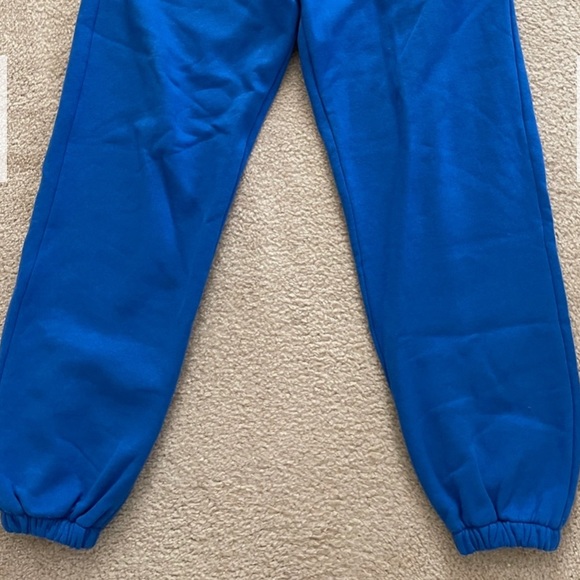 Pangaia x Bearbrick Trackpants in Colbalt Blue - size M - Picture 5 of 9